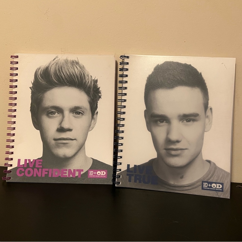 1D One Direction Spiral Notebooks